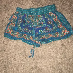 Comfy “Gypsies and Moonshine” shorts.